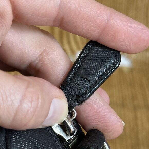 Coach Peyton Bennett Mini Satchel Black Leather Crossbody and Top Handles - Picture 9 of 16